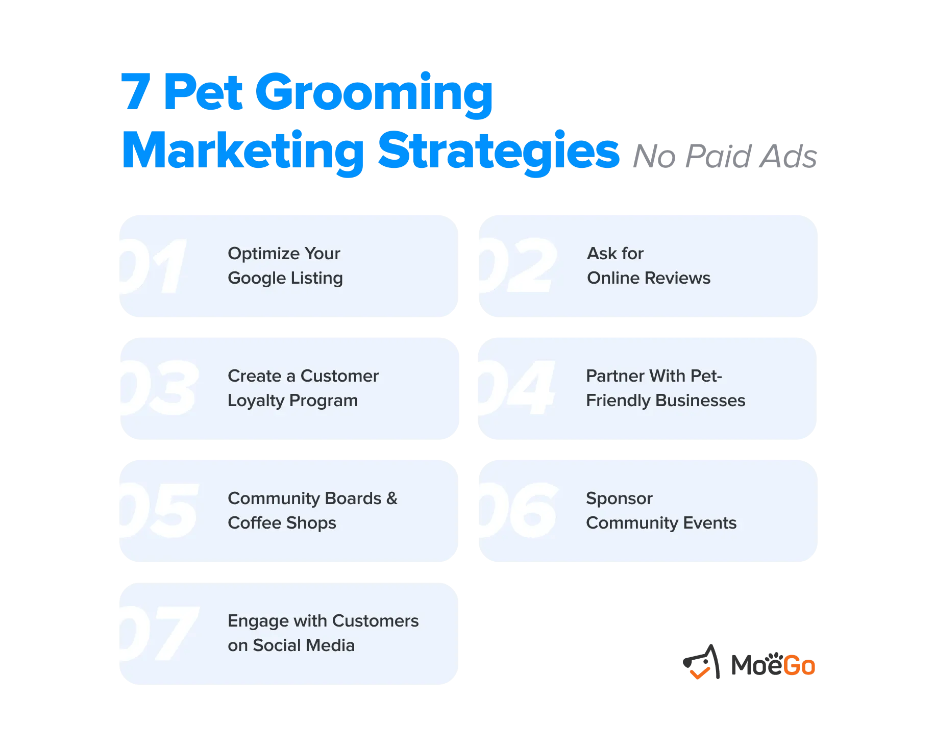 7 Pet Grooming Marketing Strategies (That Aren’t Paid Ads) - MoeGo